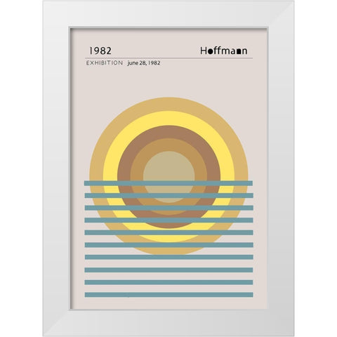 1982 Hoffman White Modern Wood Framed Art Print by 1x Studio II