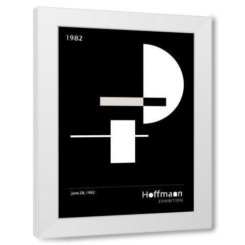 1982 Graphic White Modern Wood Framed Art Print by 1x Studio II