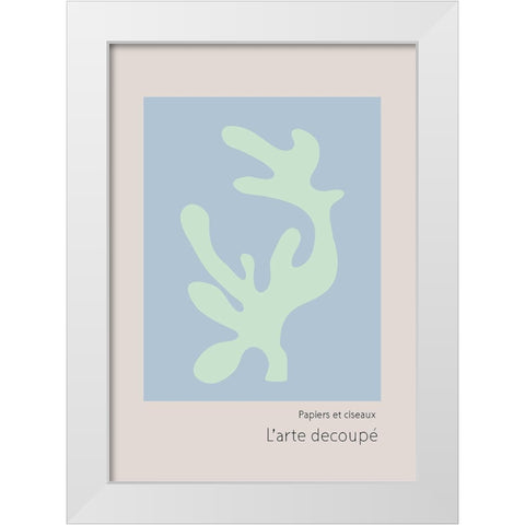 Larte Decoupac White Modern Wood Framed Art Print by 1x Studio II