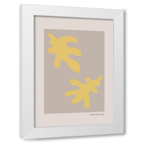 Summer Deux White Modern Wood Framed Art Print by 1x Studio II