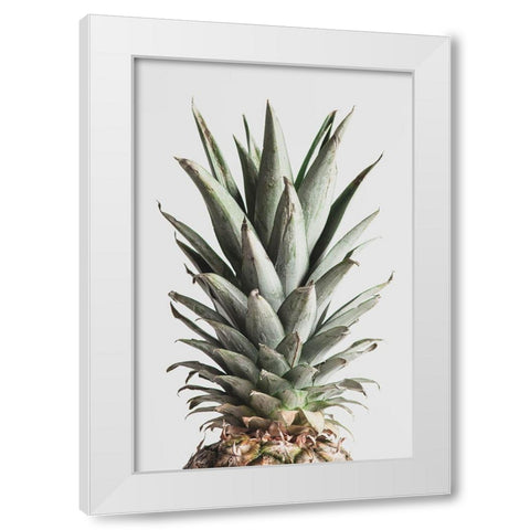Pineapple Natural 02 White Modern Wood Framed Art Print by 1x Studio III