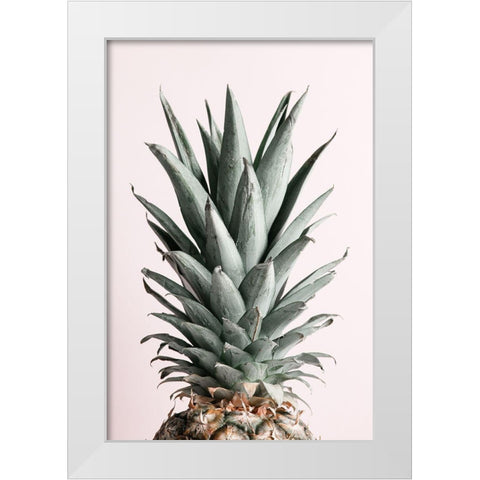 Pineapple Natural Tint White Modern Wood Framed Art Print by 1x Studio III