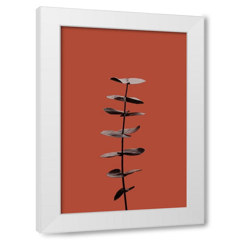 Eucalyptus Rust 04 White Modern Wood Framed Art Print by 1x Studio III