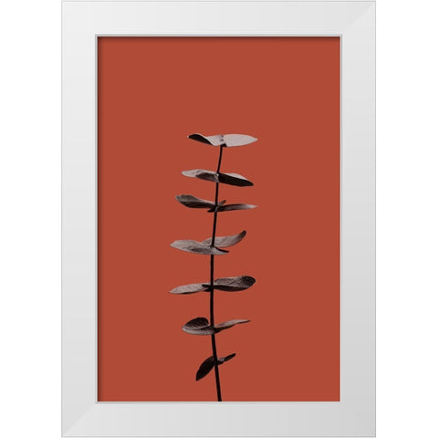 Eucalyptus Rust 04 White Modern Wood Framed Art Print by 1x Studio III
