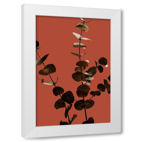Eucalyptus Gold Rust 01 White Modern Wood Framed Art Print by 1x Studio III
