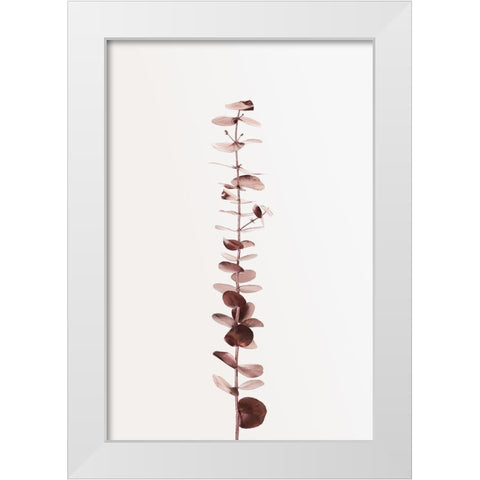 Eucalyptus Copper No 01 White Modern Wood Framed Art Print by 1x Studio III