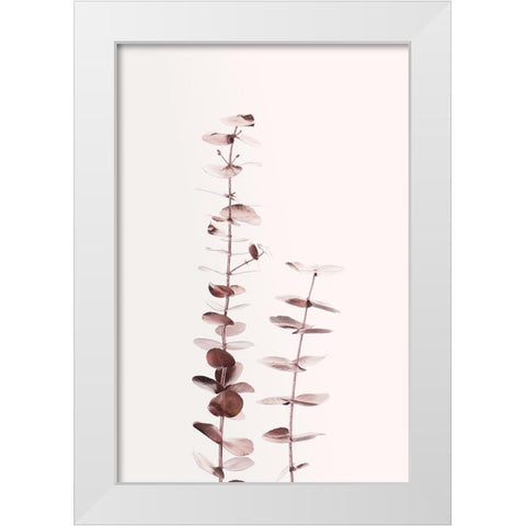 Eucalyptus Copper No 02 White Modern Wood Framed Art Print by 1x Studio III