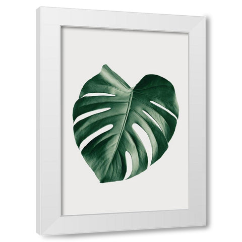 Monstera Natural 23 White Modern Wood Framed Art Print by 1x Studio III