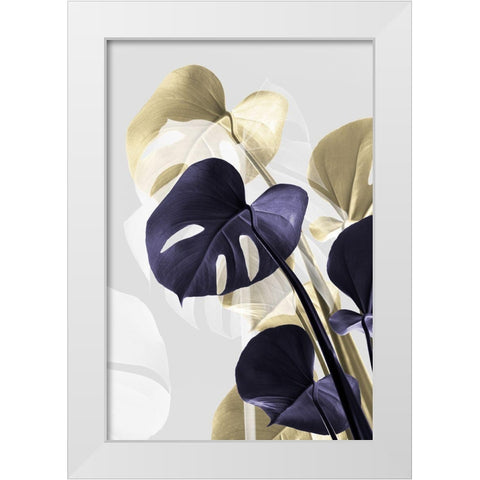 Monstera Creative 14 White Modern Wood Framed Art Print by 1x Studio III