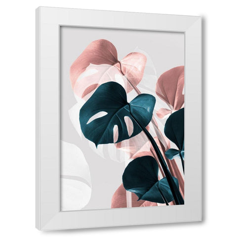 Monstera Creative 17 White Modern Wood Framed Art Print by 1x Studio III
