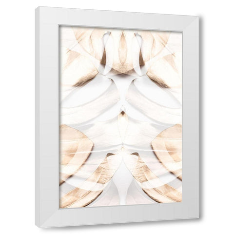 Monstera Gold 12 White Modern Wood Framed Art Print by 1x Studio III
