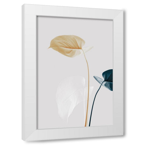 Monstera Creative 20 White Modern Wood Framed Art Print by 1x Studio III