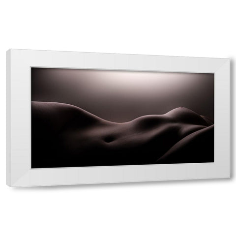 Bodyscape White Modern Wood Framed Art Print by Li Causi, Gianluca
