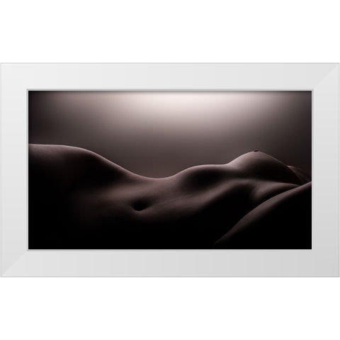 Bodyscape White Modern Wood Framed Art Print by Li Causi, Gianluca