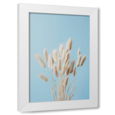 Bunny Grass No 3 White Modern Wood Framed Art Print by 1x Studio III