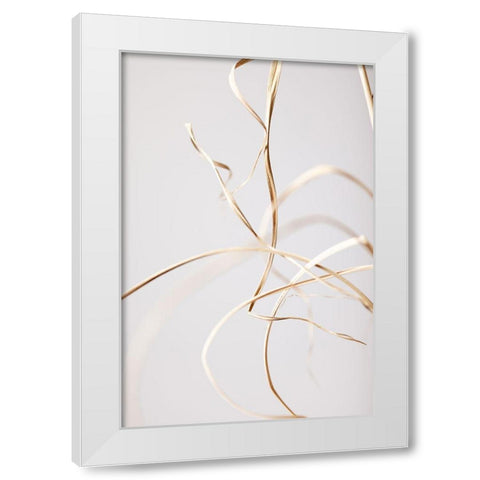 Dried Grass Grey 02 White Modern Wood Framed Art Print by 1x Studio III