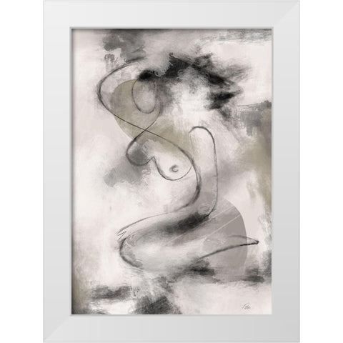 Resting White Modern Wood Framed Art Print by 1x Studio II