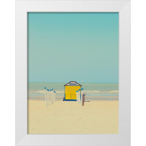 Untitled White Modern Wood Framed Art Print by Della Latta, Massimo