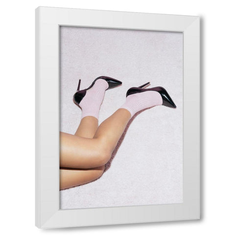 Pink Dreams #01 White Modern Wood Framed Art Print by 1x Studio III