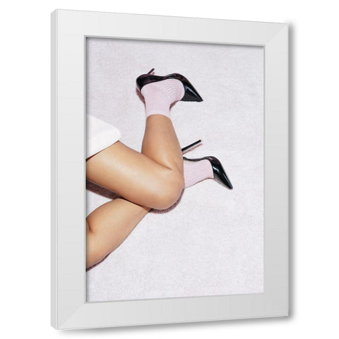 Pink Dreams #02 White Modern Wood Framed Art Print by 1x Studio III
