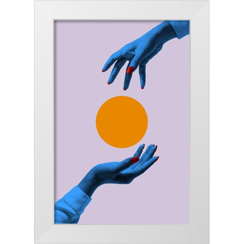 Chosen No 01 White Modern Wood Framed Art Print by 1x Studio III