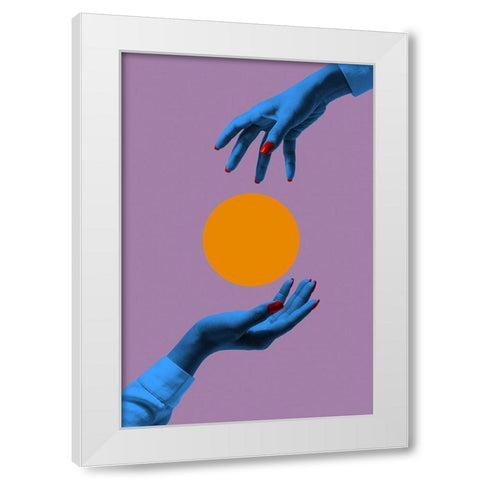 Chosen No 02 White Modern Wood Framed Art Print by 1x Studio III