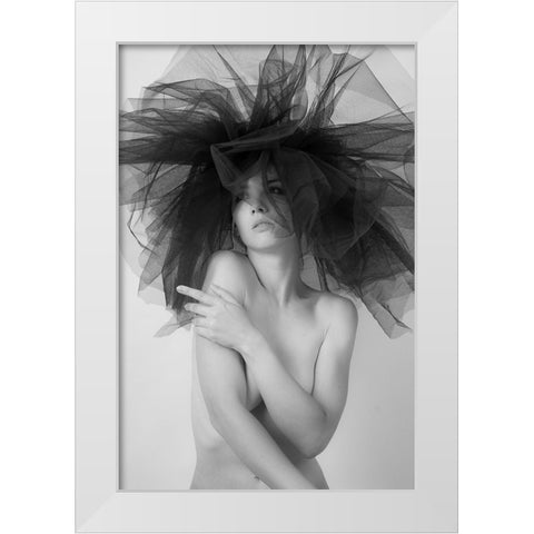 Mary White Modern Wood Framed Art Print by Franke, Ruth