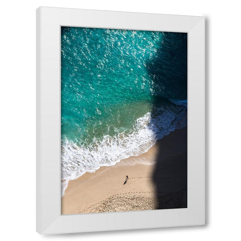 Shadow Chase White Modern Wood Framed Art Print by Puji Anggriawan, Prianto