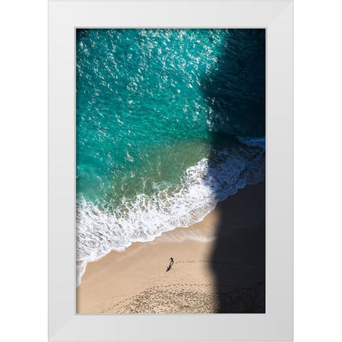 Shadow Chase White Modern Wood Framed Art Print by Puji Anggriawan, Prianto