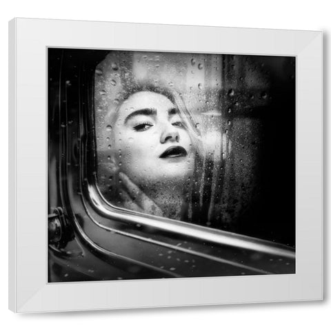 On Tour White Modern Wood Framed Art Print by Punyet Miro, Carles