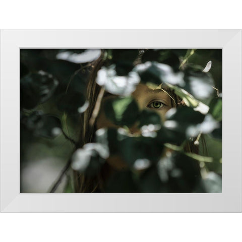 Ma Io Saraandsup2; La Stessa White Modern Wood Framed Art Print by Anghileri, Marina