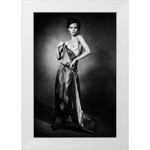My Prerogative...One White Modern Wood Framed Art Print by miriana