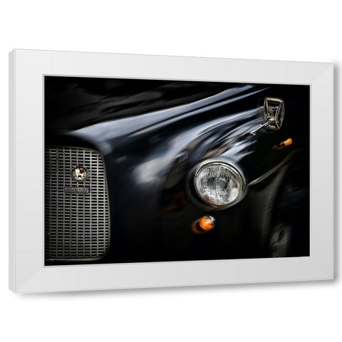 Past Speeds White Modern Wood Framed Art Print by Corte, Raffaele