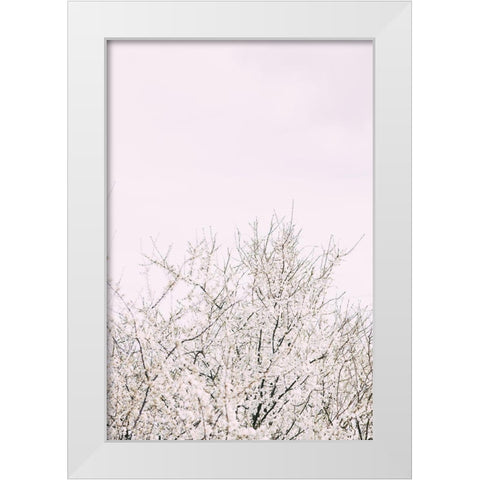 Cherry tree_2 White Modern Wood Framed Art Print by 1x Studio III