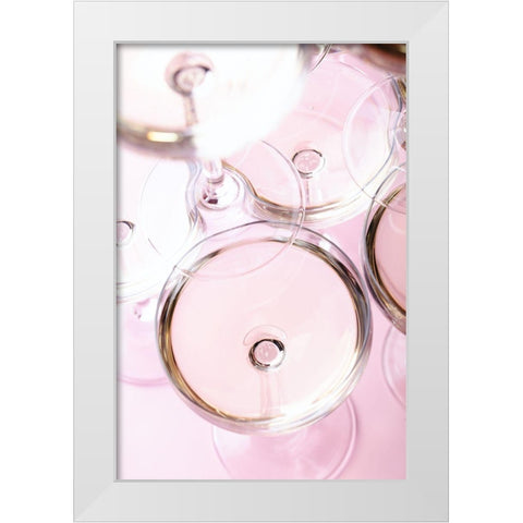 Champagne tower_2 White Modern Wood Framed Art Print by 1x Studio III