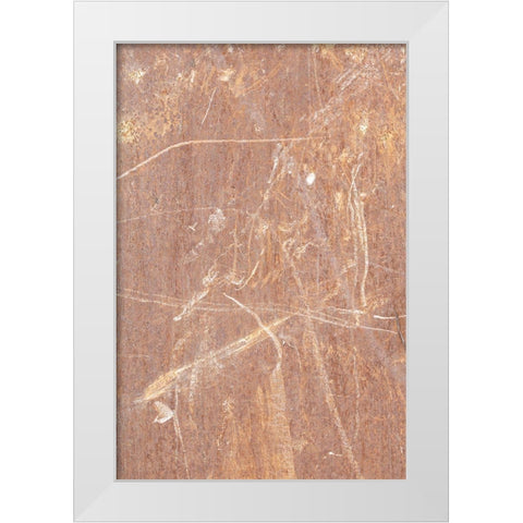 sheet metal wall_2 White Modern Wood Framed Art Print by 1x Studio III