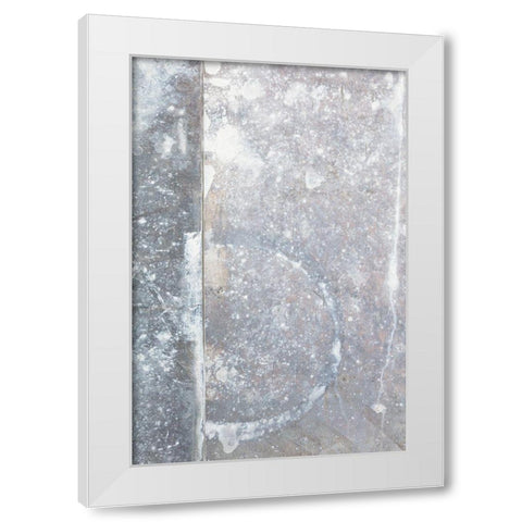 Sheet Metal Wall_3 White Modern Wood Framed Art Print by 1x Studio III