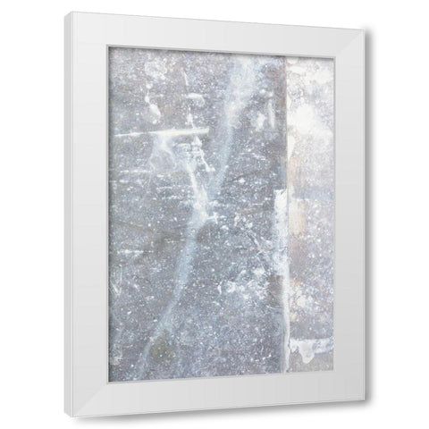 Sheet metal wall_4 White Modern Wood Framed Art Print by 1x Studio III