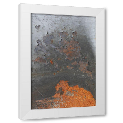 Corrugated Iron_5 White Modern Wood Framed Art Print by 1x Studio III