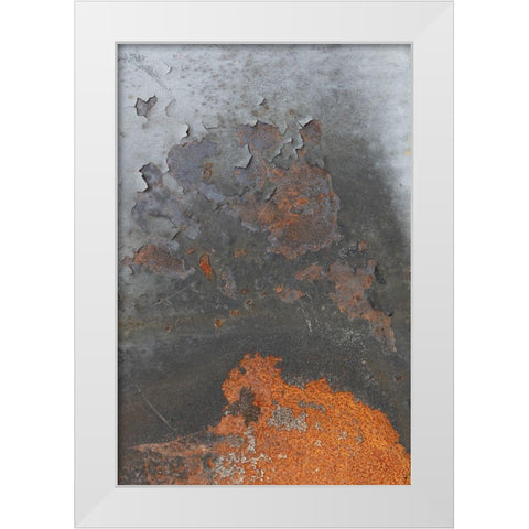 Corrugated Iron_5 White Modern Wood Framed Art Print by 1x Studio III