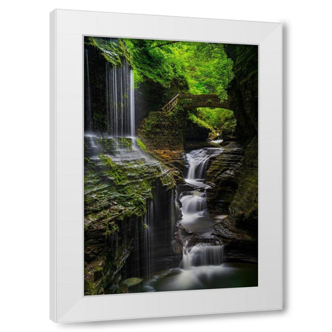 The Elven Kingdom White Modern Wood Framed Art Print by Ghosh, Tanumoy