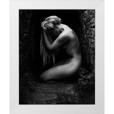 Keira 2 White Modern Wood Framed Art Print by Fritz, Ray