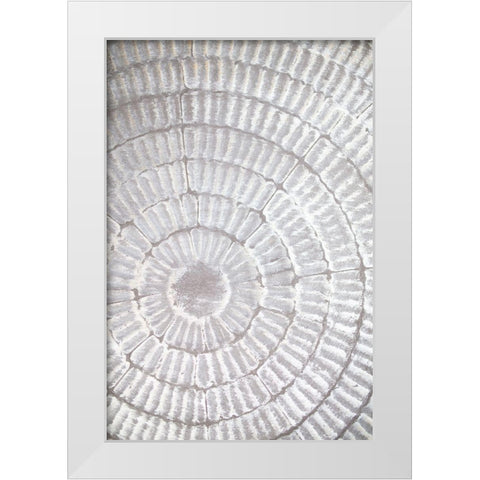 Patternplate_Grey_1 White Modern Wood Framed Art Print by 1x Studio III