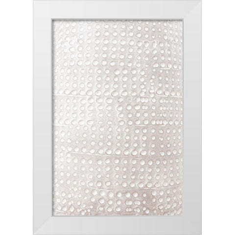 Pattern Clay_1 White Modern Wood Framed Art Print by 1x Studio III