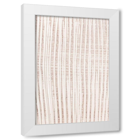 Clay Pattern White Modern Wood Framed Art Print by 1x Studio III