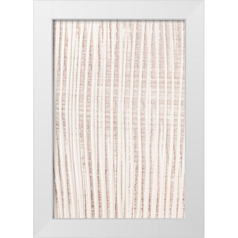 Clay Pattern White Modern Wood Framed Art Print by 1x Studio III