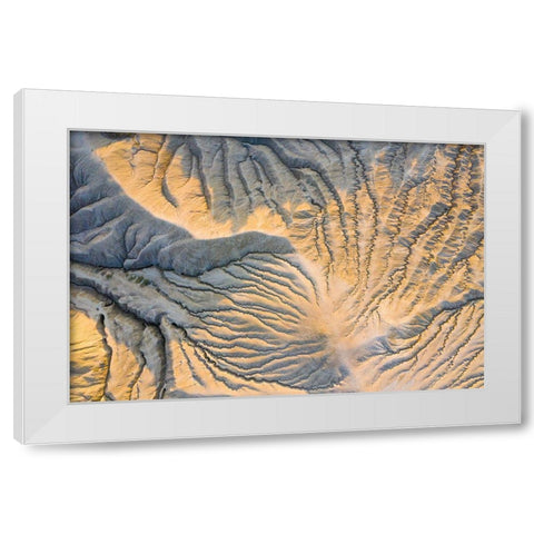 Geological Wonder White Modern Wood Framed Art Print by Constantin, Lucian