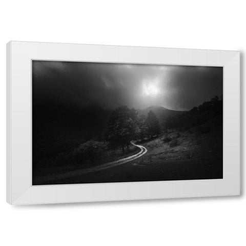 A Fleeting Moment Of Grace White Modern Wood Framed Art Print by Manini, Filippo