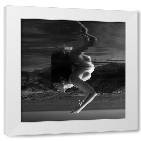 Venus Dancing After Birth (Part 2) White Modern Wood Framed Art Print by Lazzarotti, Paolo