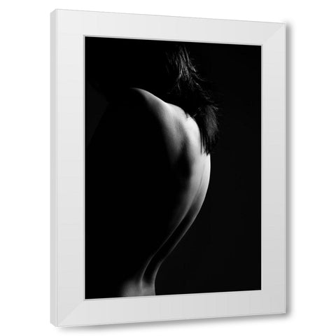Back White Modern Wood Framed Art Print by Kondo, Masami
